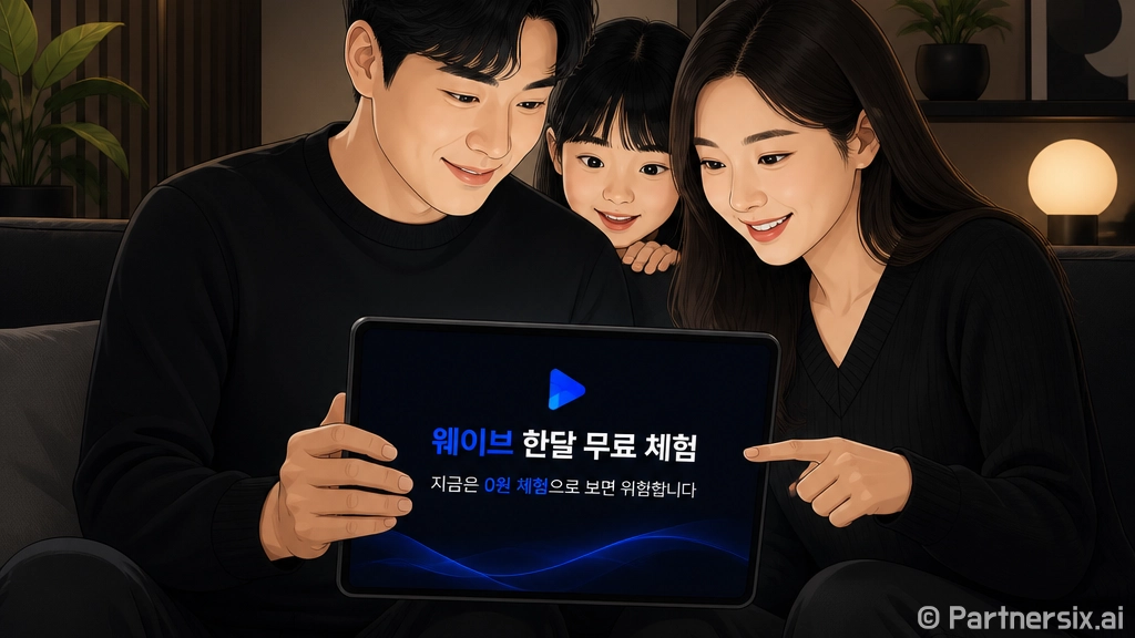 웨이브한달무료 찾기…