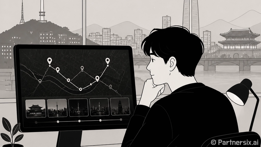 구글 타임라인 비주…