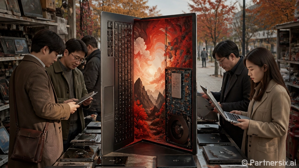 중고 노트북 사기 …