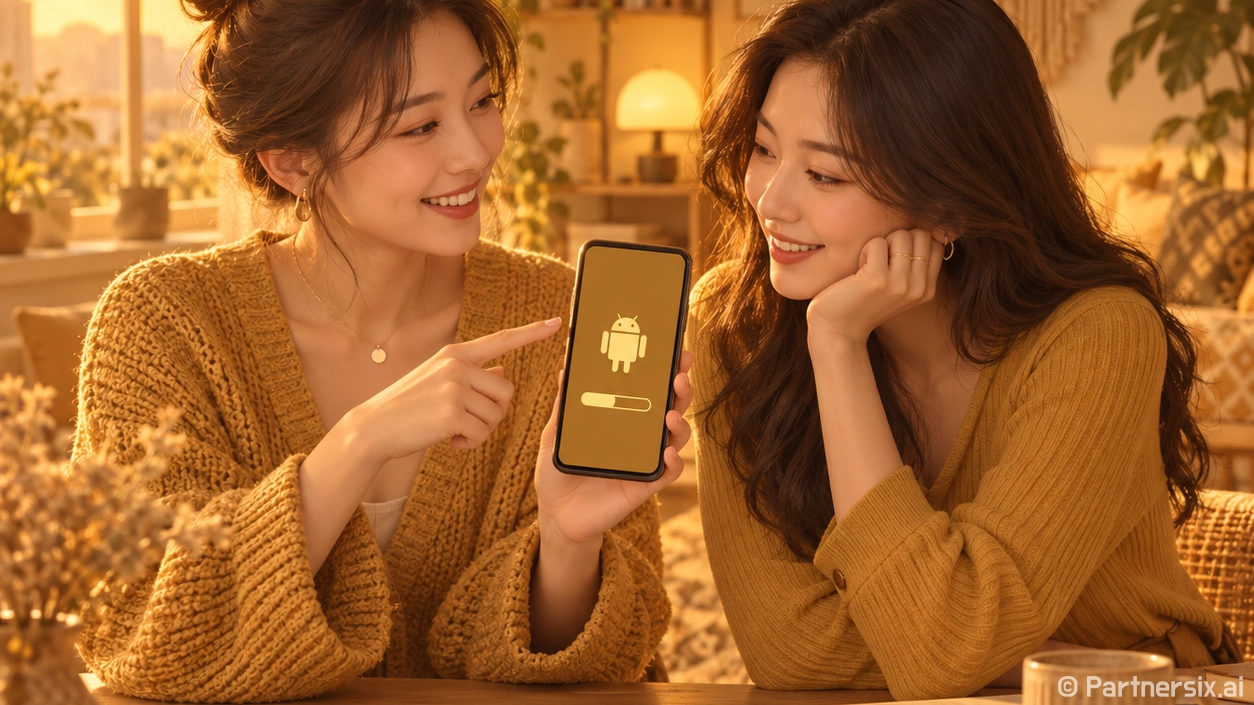 안드로이드 앱 설치…