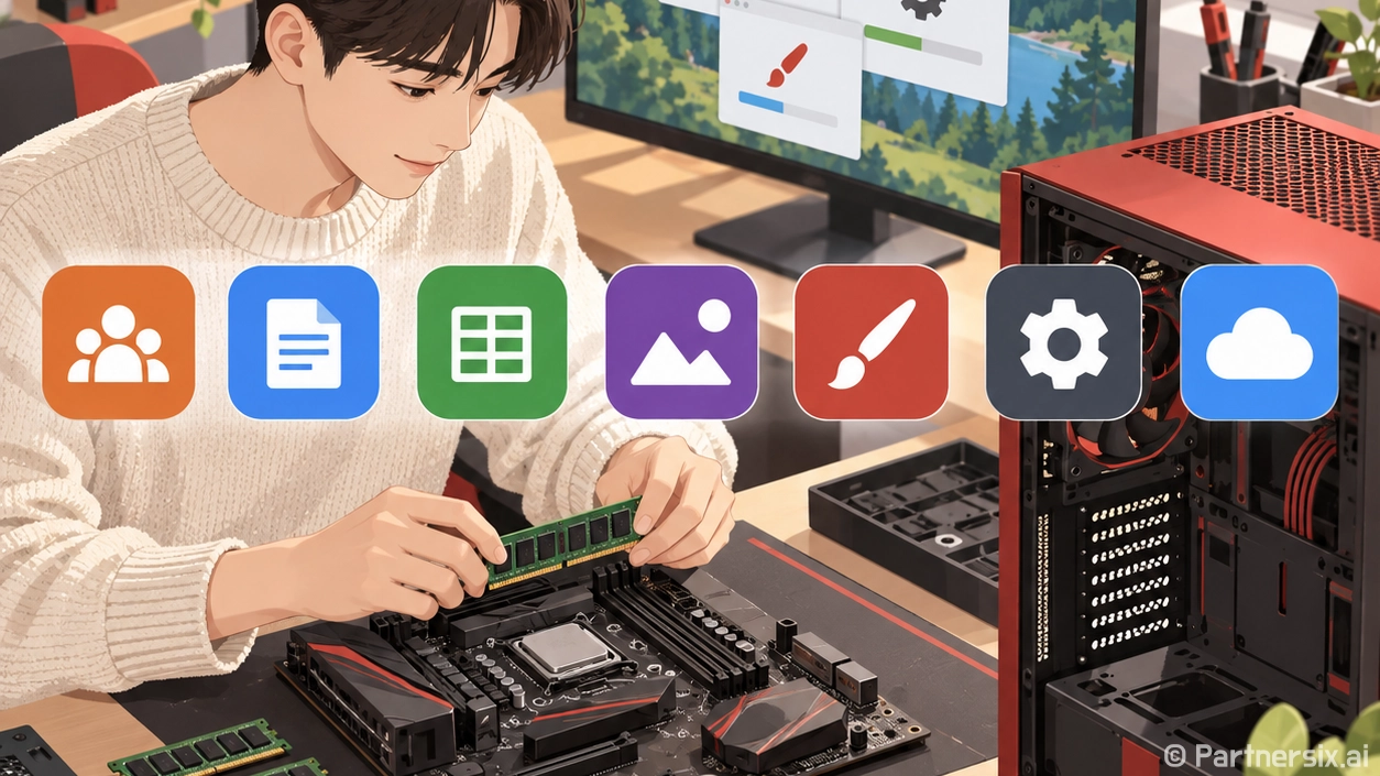 조립PC 맞춘 뒤 …