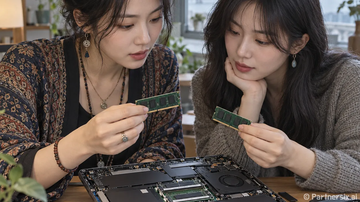 램 업그레이드 전 …