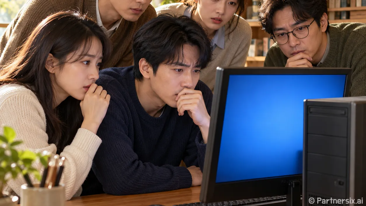 윈도우 블루스크린 …