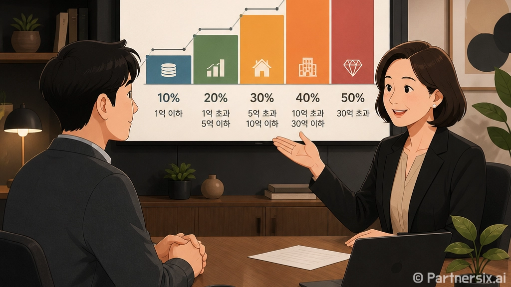 상속세 세율 계산할…