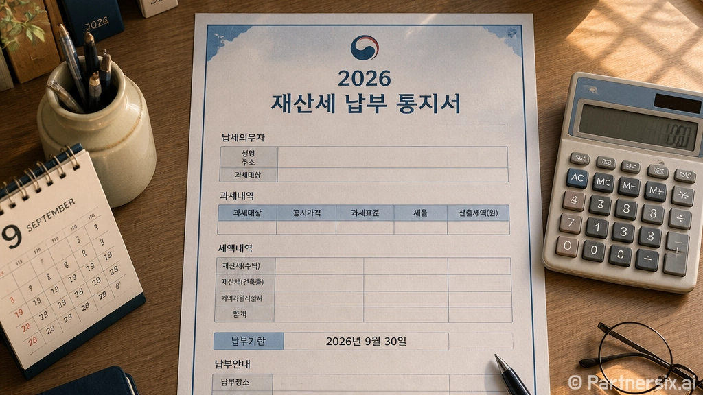 2026년 재산세에서 자주 틀리는 5가지 체크포인트