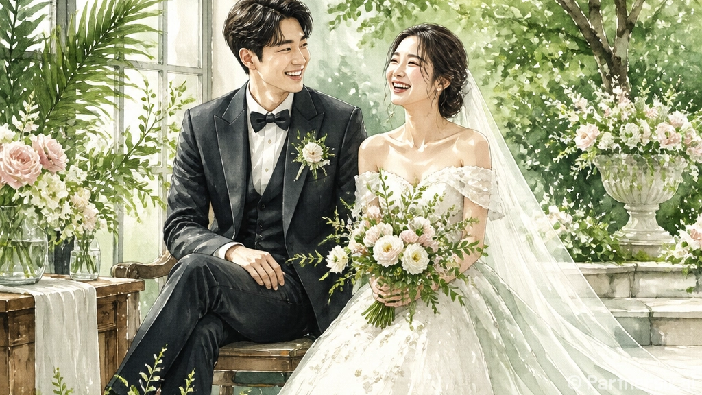 웨딩촬영 준비하는 …