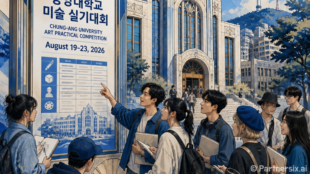 중앙대 미술 실기대회 준비하는 방법, 접수부터 당일 체크까지