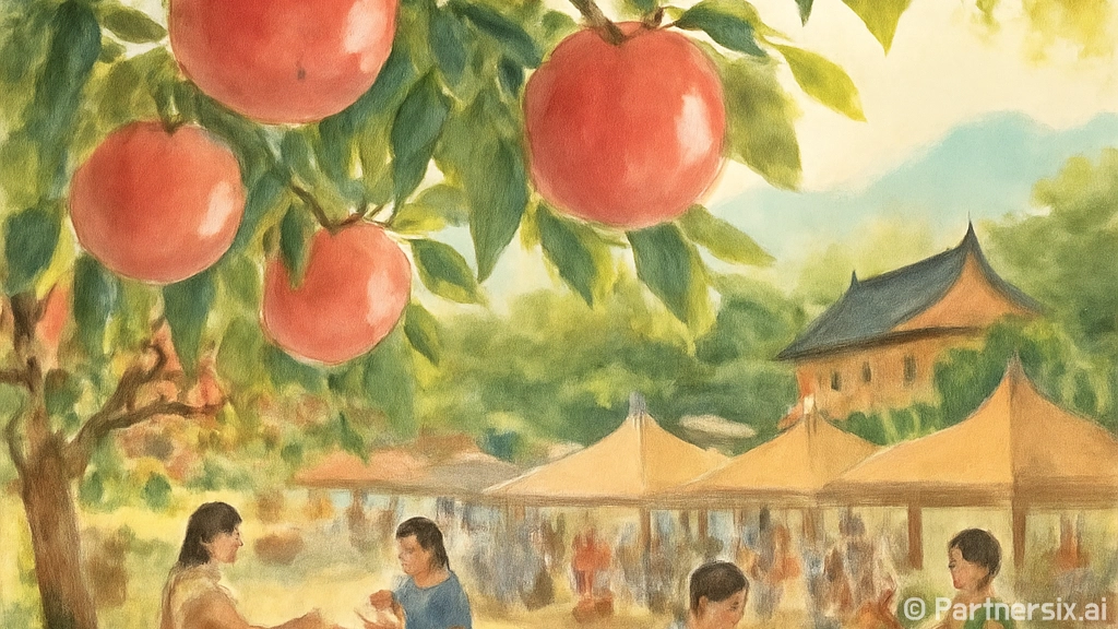 경기도 복숭아 향기…