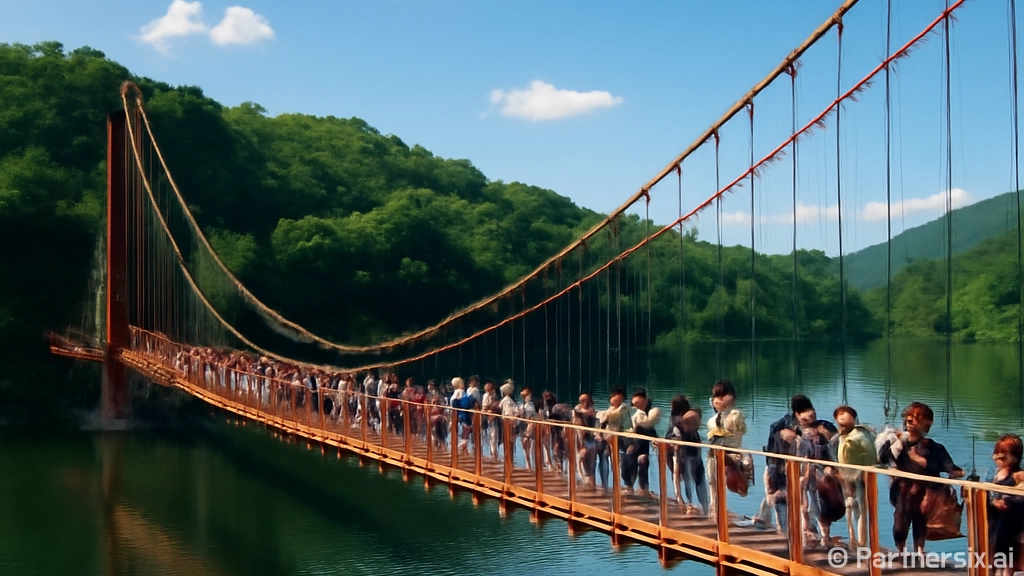 파주 마장호수 출렁…