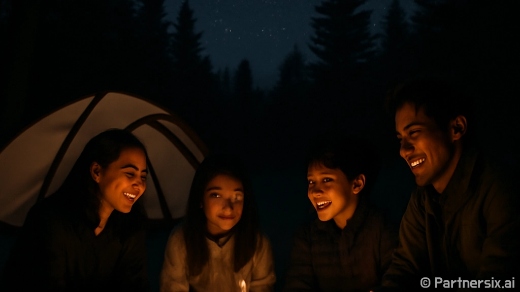 안전한 캠핑, 불멍…