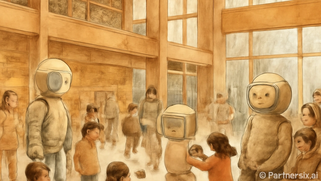 판교 로봇체험관에서…