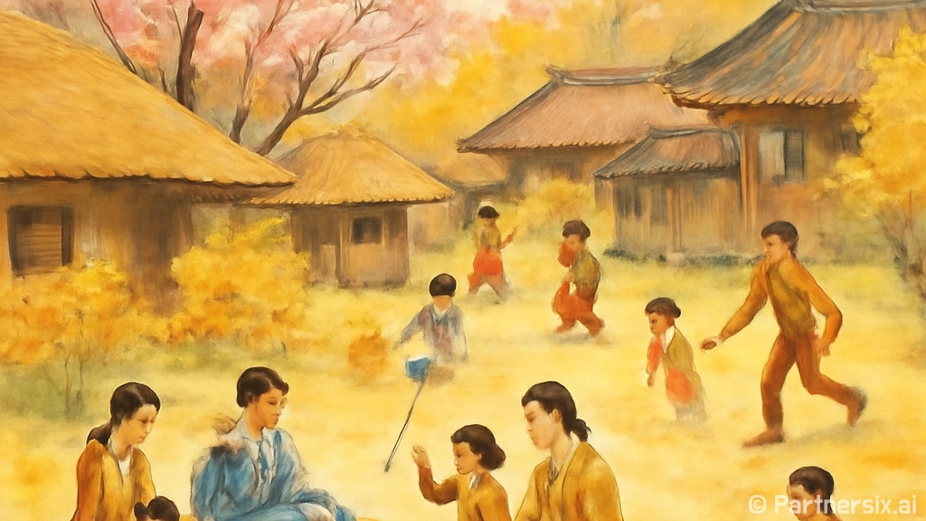 봄꽃과 전통이 어우…