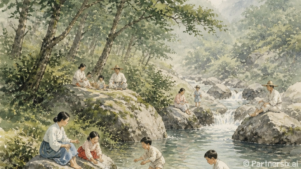 경기도 여름 계곡 …