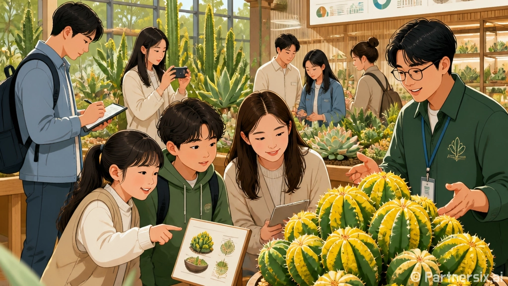 다육식물과 AI 체…