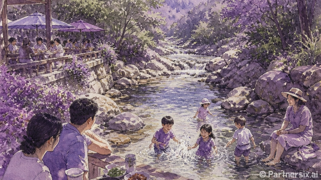 안양예술공원 계곡, 가족 물놀이 명소