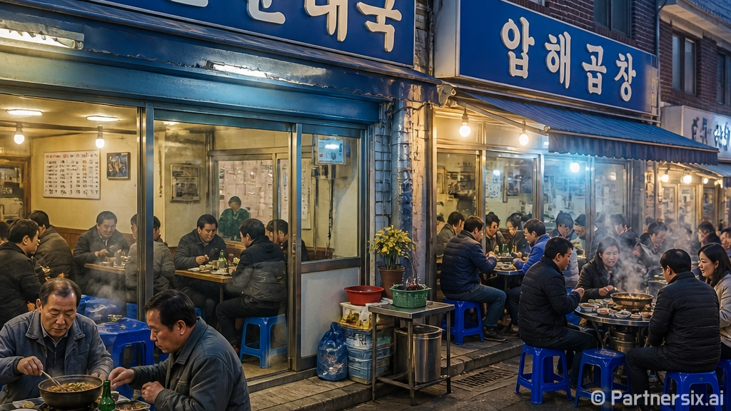 화성 영천동 맛집, 순대국과 곱창의 만남