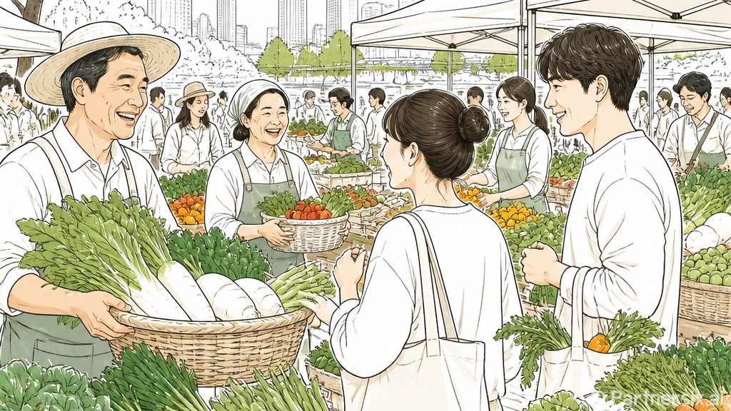 시흥 농부장터에서 …