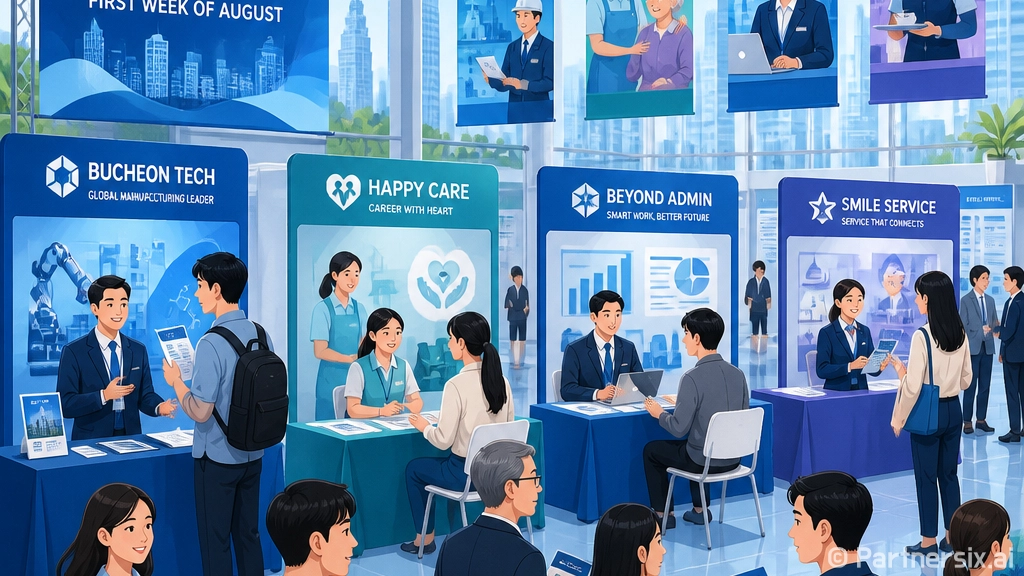 부천시 8월 첫째주 채용정보 총정리