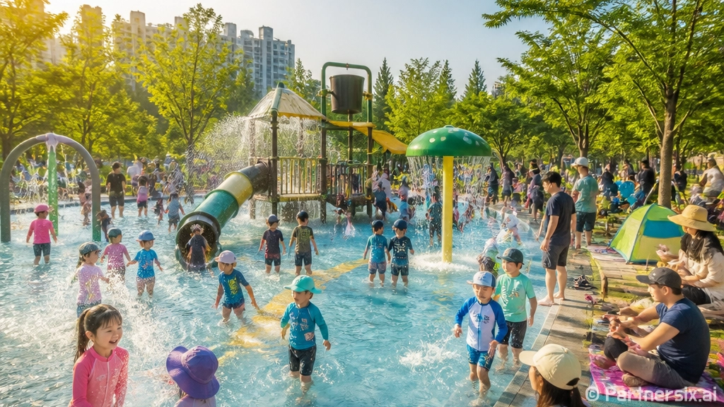 별내체육공원 무료 물놀이장으로 시원한 여름 나기