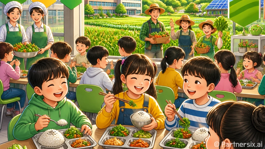 안성 친환경 농산물로 건강한 학교급식 지원