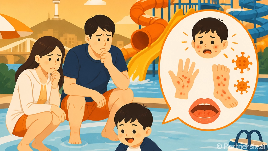 수족구병 급증, 물놀이 후 증상 주의
