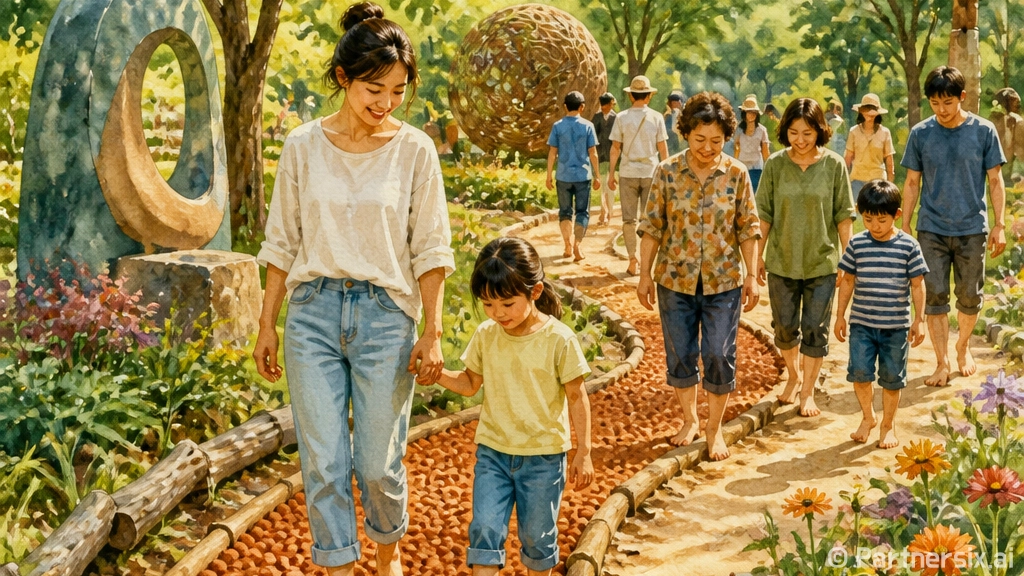 안양예술공원 맨발산책길 무료 힐링 체험