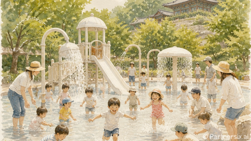 용인 수지구 별다올어린이공원 물놀이장
