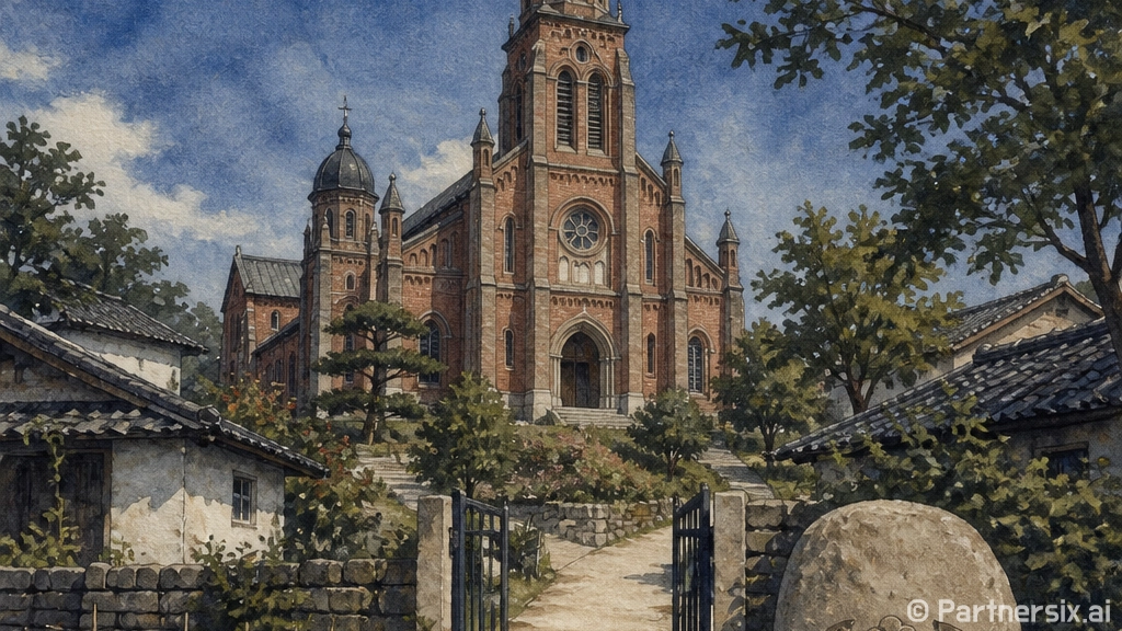 이천 반월성 성당, 숨은 건축미와 평화의 산책길
