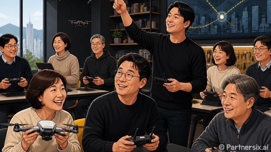 군포 중장년 드론 교육, 새로운 도전의 장