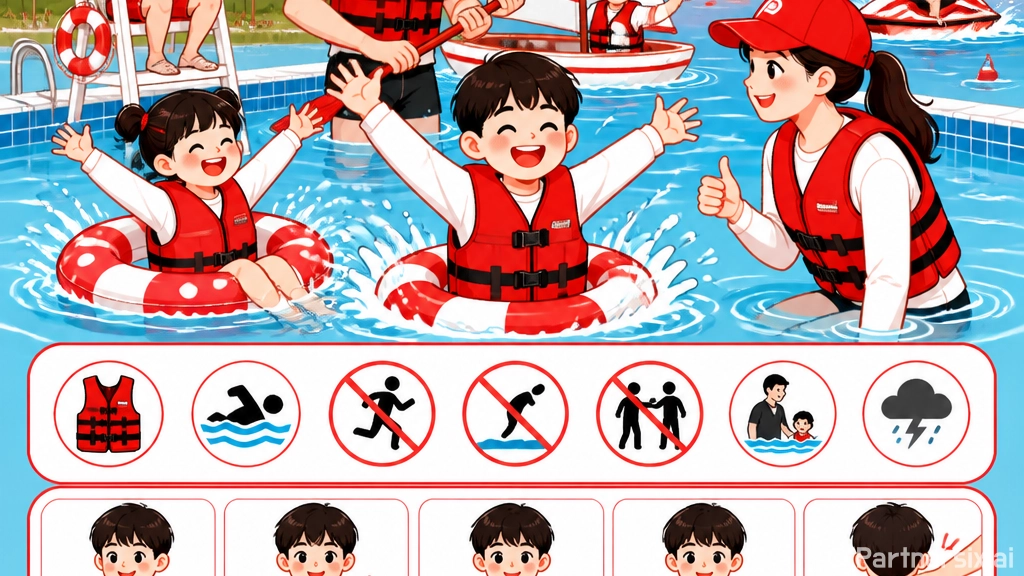 여름철 물놀이 안전, 구명조끼 착용법 필수