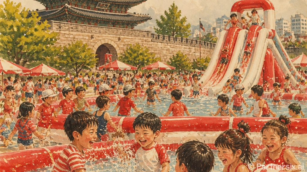 수원 새빛 어린이 워터파크 무료 개장