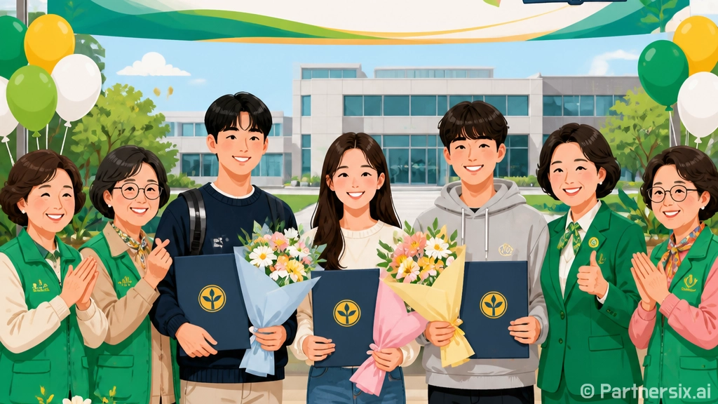 정왕1동 새마을부녀회, 지역 대학생에 장학금 전달
