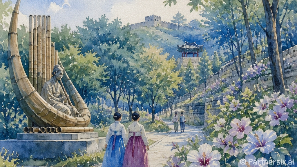 수원 퉁소바위공원과 성곽길 산책