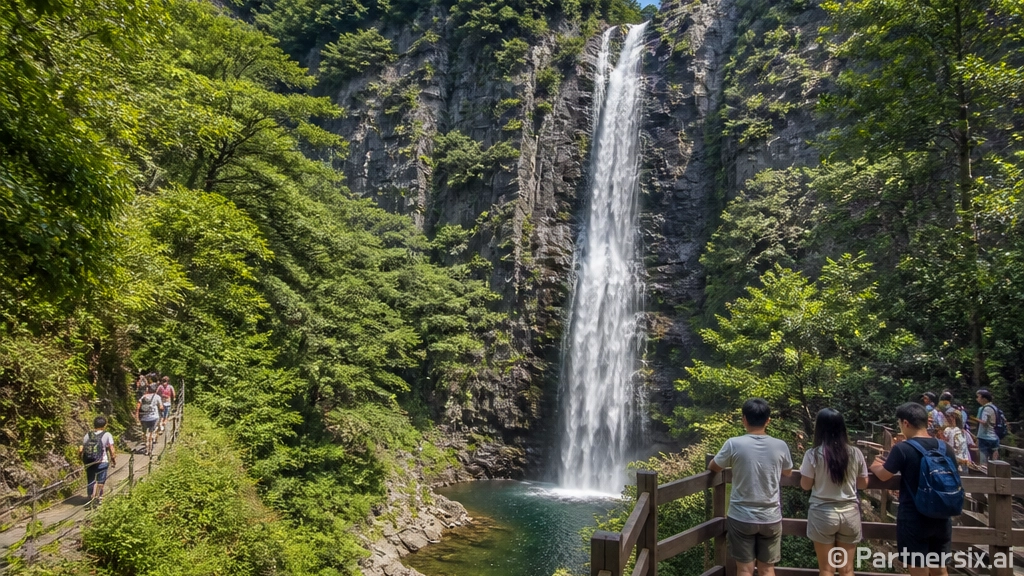 명지산 명지폭포, …