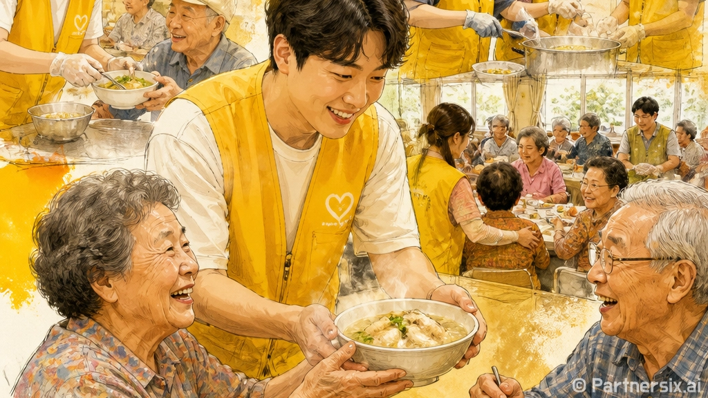 시흥시노인복지관, 폭염 속 복날 특식 봉사 활기