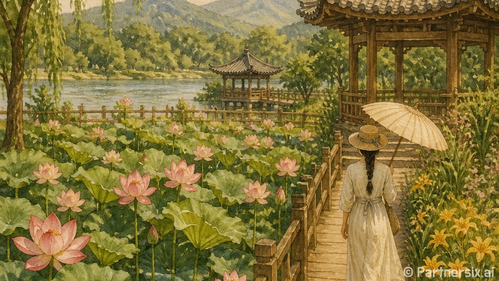 의왕 초평동 연꽃단지, 여름꽃 명소 산책기