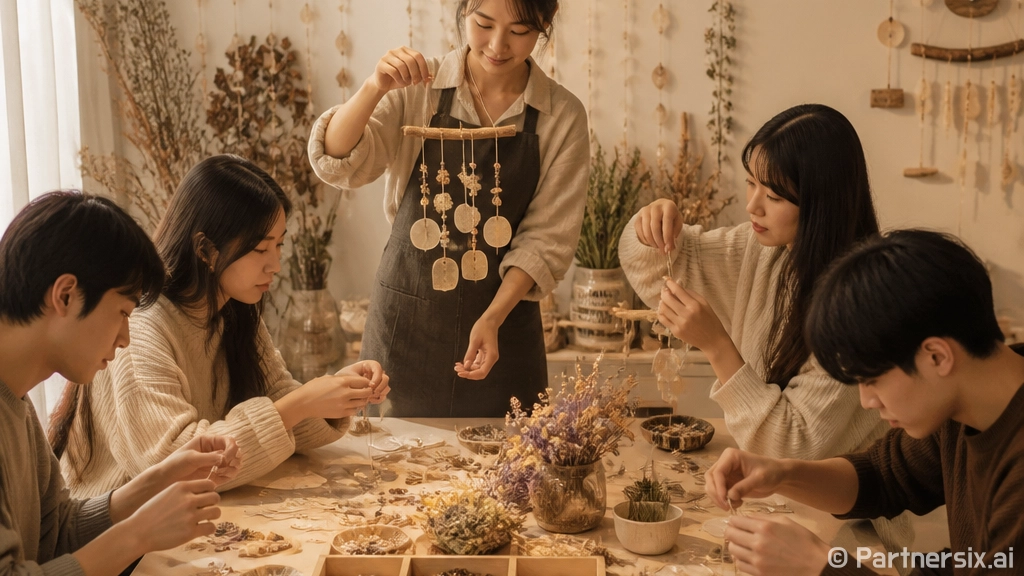 양평청년공간 오름, 향기 담은 감성모빌 원데이클래스