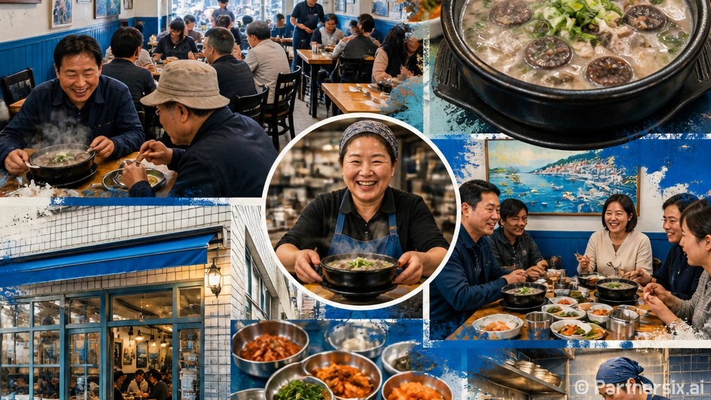 평택 통복시장 황해식당 순대국밥 맛집