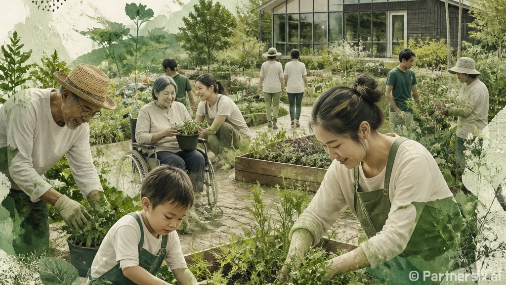 시흥시 치유농업지원센터, 자연과 함께 마음 치유