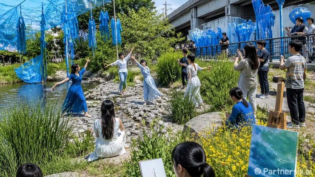 안양천서 만나는 자연과 예술의 하모니