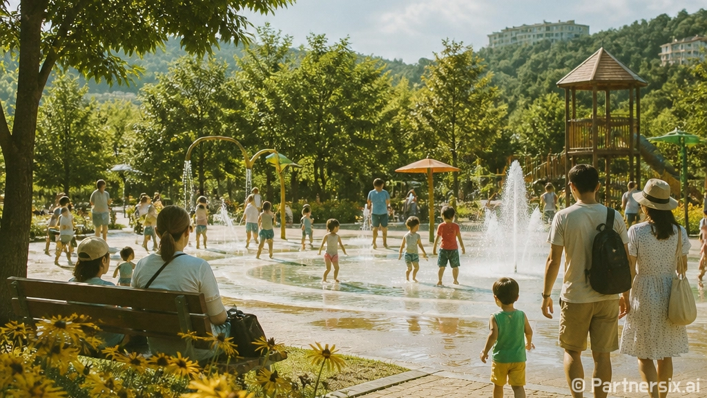 보정동 해솔공원, 여름 산책과 물놀이 명소