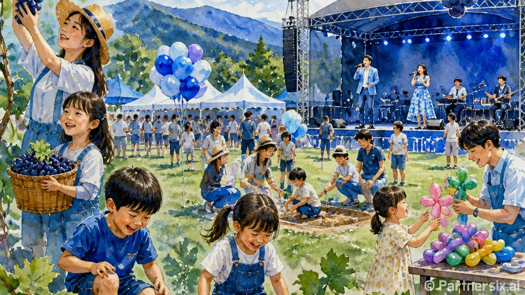 달콤한 화성송산포도 축제의 이틀간 향연