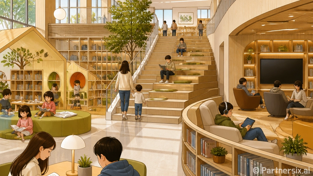 오산 청학도서관, 모던함과 편안함의 새 공간