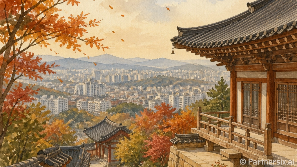 안양 망해암에서 만나는 고즈넉한 도시 풍경