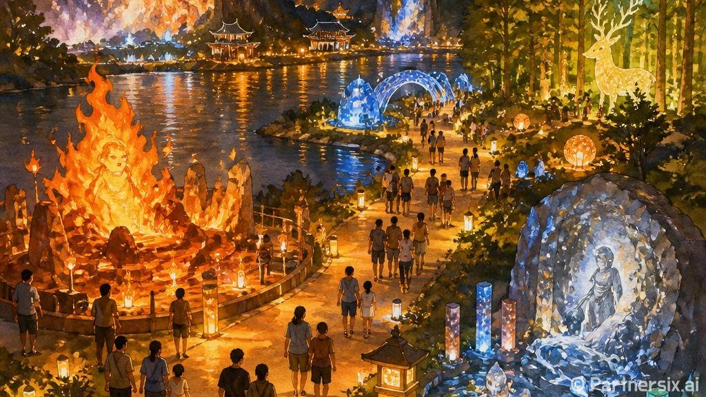 한탄강 빛의 향연, 테라판타지아 나이트워크