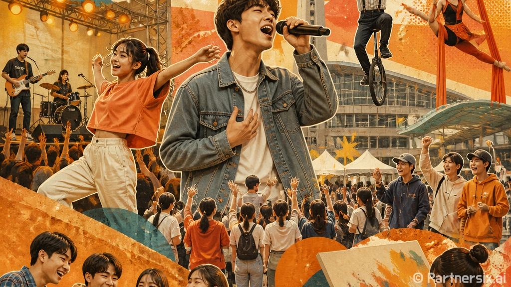 청년 희망 빛나는 파주 축제 현장