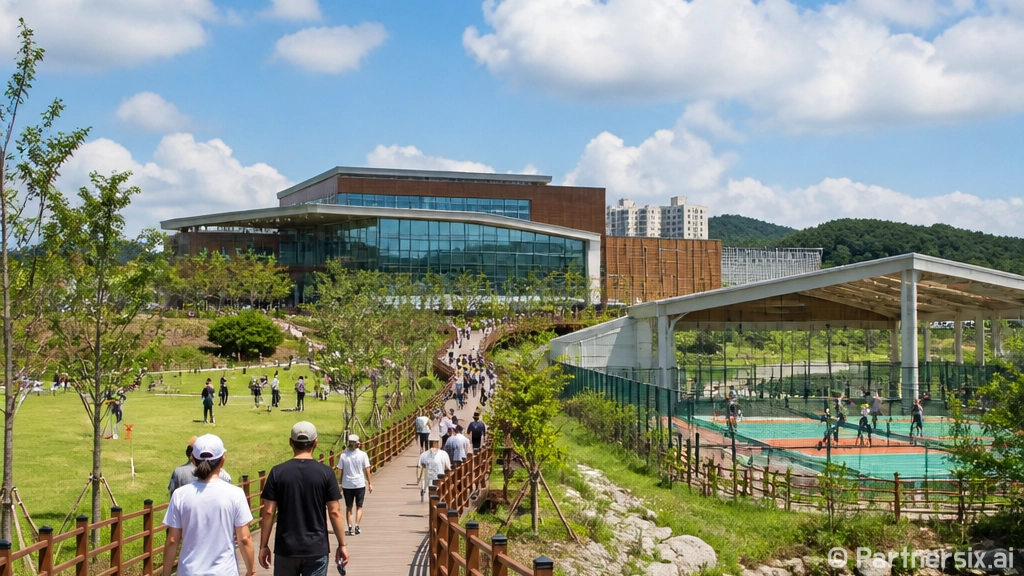양주 광적생활체육공원 산책길 변화와 시설