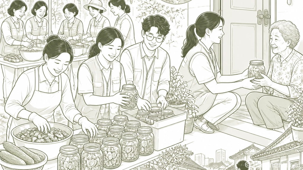 정왕본동, 취약계층에 오이피클 나눔 행사