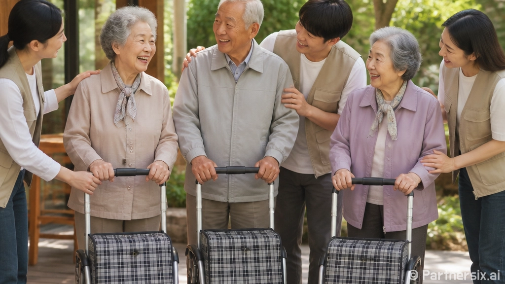 목감동, 독거노인에 실버카 전달과 통합돌봄 서비스 연계