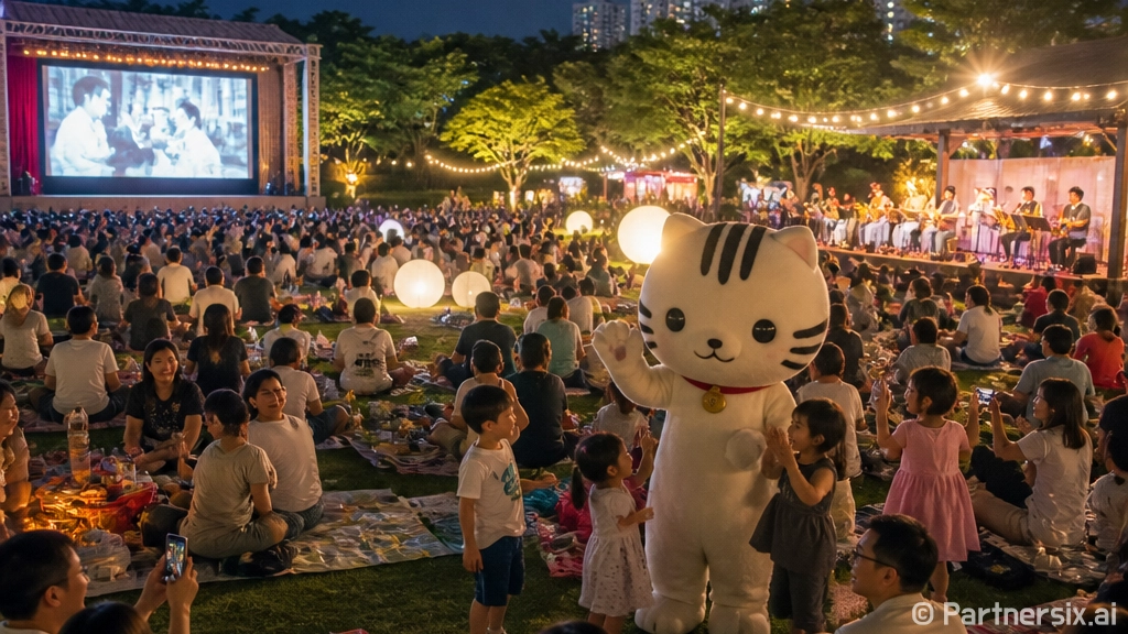 고양돗자리영화제, 한여름밤 가족 추억 선사